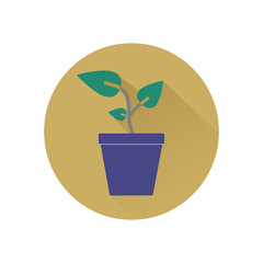 Plant colored icon