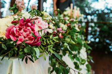 wedding table decorations