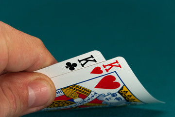 combination of two different play cards in a hand
