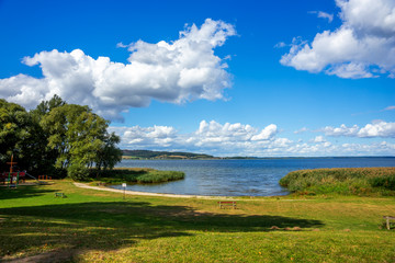 Fototapeta na wymiar Kummerower See, Mecklenburgische Seenplatte, Deutschland