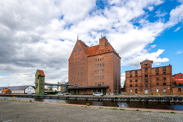 Obraz premium Berliner und Lübecker Speicher, Demmin, Deutschland 