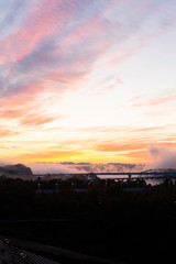 Chattanooga Sunset Over Tennessee River