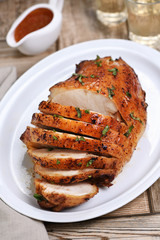 Baked turkey breast