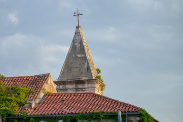 The Church of St. Philip in Makarska, Dalmatia, Croatia on June 16, 2019. 