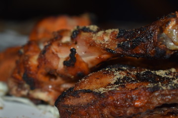 meat on grill