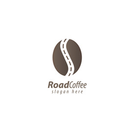 Road Coffee design logo