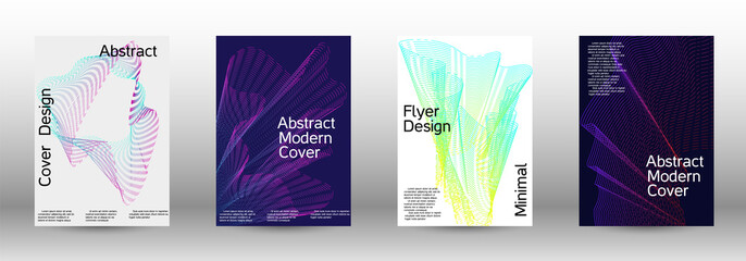 Cover design template set 