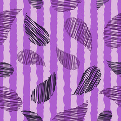 Seamless striped abstract pattern