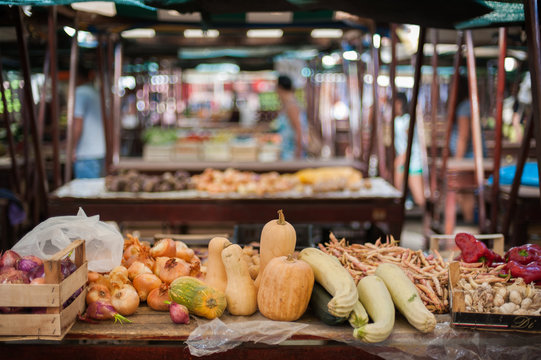 market stall in zadar croatia