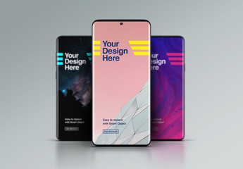 3 Smartphone Mockups