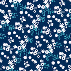 Floral background for textiles.