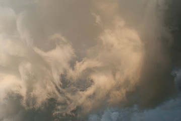 Fototapeta na wymiar Thunderclouds before the storm. Rain clouds.