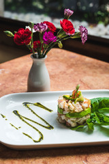 ceviche de pescado comida de mar