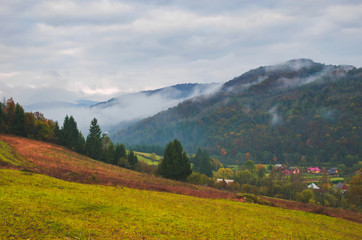 Fototapeta premium Autumn landscape in Apuseni Mountains, Transylvania, Romania