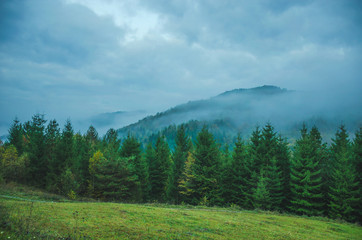 Autumn landscape in Apuseni Mountains, Transylvania, Romania