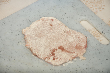 Cutlets with melted cheese  ,Recette de Chaussons panés (cordon bleu maison),method of preparation