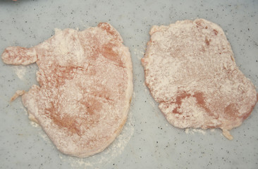 Cutlets with melted cheese  ,Recette de Chaussons panés (cordon bleu maison),method of preparation