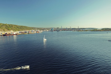 Fototapeta premium Oslo port sea fjørd 