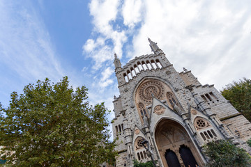 Fototapeta premium Sant Bartomeu Church in Sóller