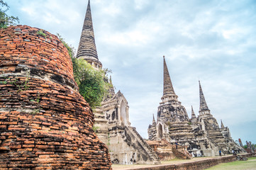 temple ayutthaya in thailand