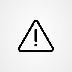 Attention sign icon vector design