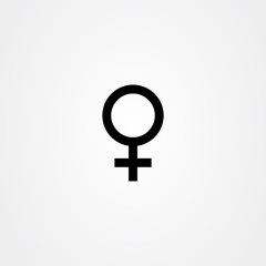 Gender icon vector design - female