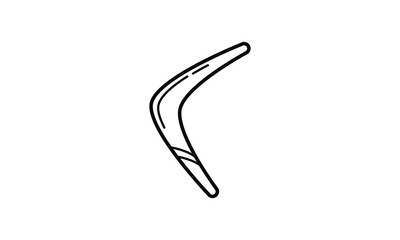 boomerang icon vector illustration - obrazy, fototapety, plakaty