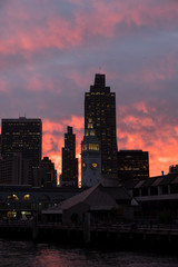 Fototapeta na wymiar San Francisco Skyline At Sunset
