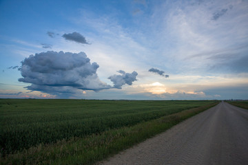 Prairie Storm Clouds Canada