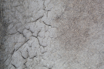 texture of dirty dried earth
