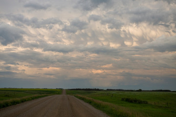 Fototapeta premium Prairie Storm Clouds Canada