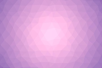 Obraz premium Abstract low poly pink background image made from colored triangles with vignette