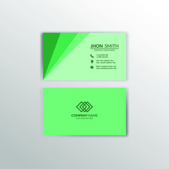 Creative and professional business card design. vector illustration