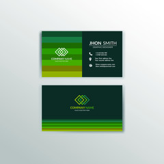 Creative and professional business card design. vector illustration