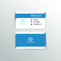 Creative and professional business card design. vector illustration