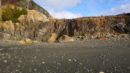 A view from perito moreno glacier during trekking	