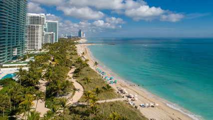 Miami Bal Harbour Beach Aerial 