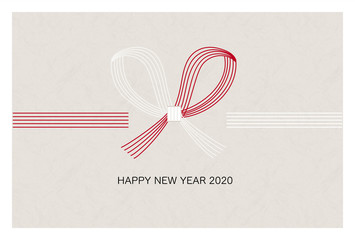 年賀状、年賀状2020、2020、年賀はがき、シンプル、はがきテンプレート