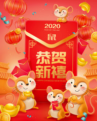 New year big red envelope