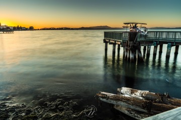 Fototapeta premium emeryville sunset