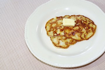 バナナと卵で作ったバナナケーキ