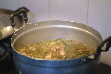 Cooking Thai traditional food