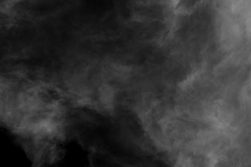 Sky and cloud textured isolated on black background,Abstract white