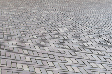 レンガ敷きの広場