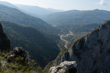 Fototapeta na wymiar Valla Canton from the Kerta Seyir overlook