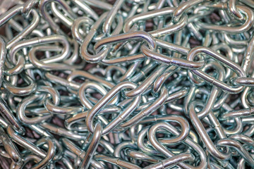 welded chain macro as a background