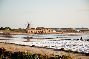 Saline di Marsala, Sicilia. 