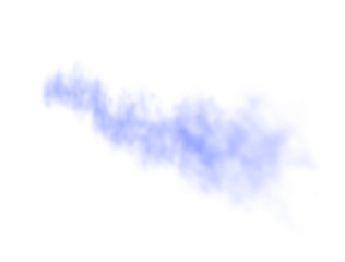 Fototapeta na wymiar Blue smoke brush. Blue smoke texture