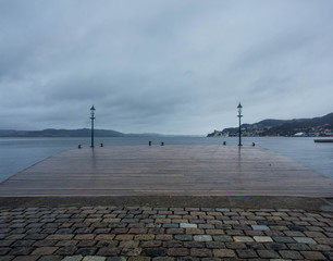 Houses and famous places in Bergen Norway