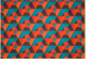 seamless pattern with triangles